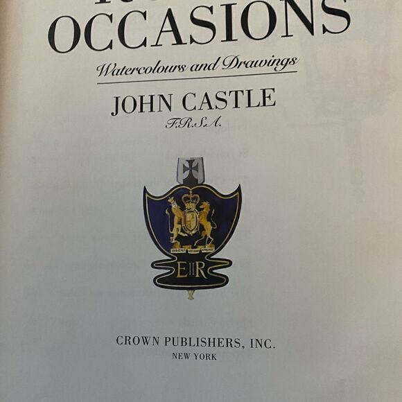 Royal Occasions: Watercolors and Drawings Hardcover - Picture 3 of 4